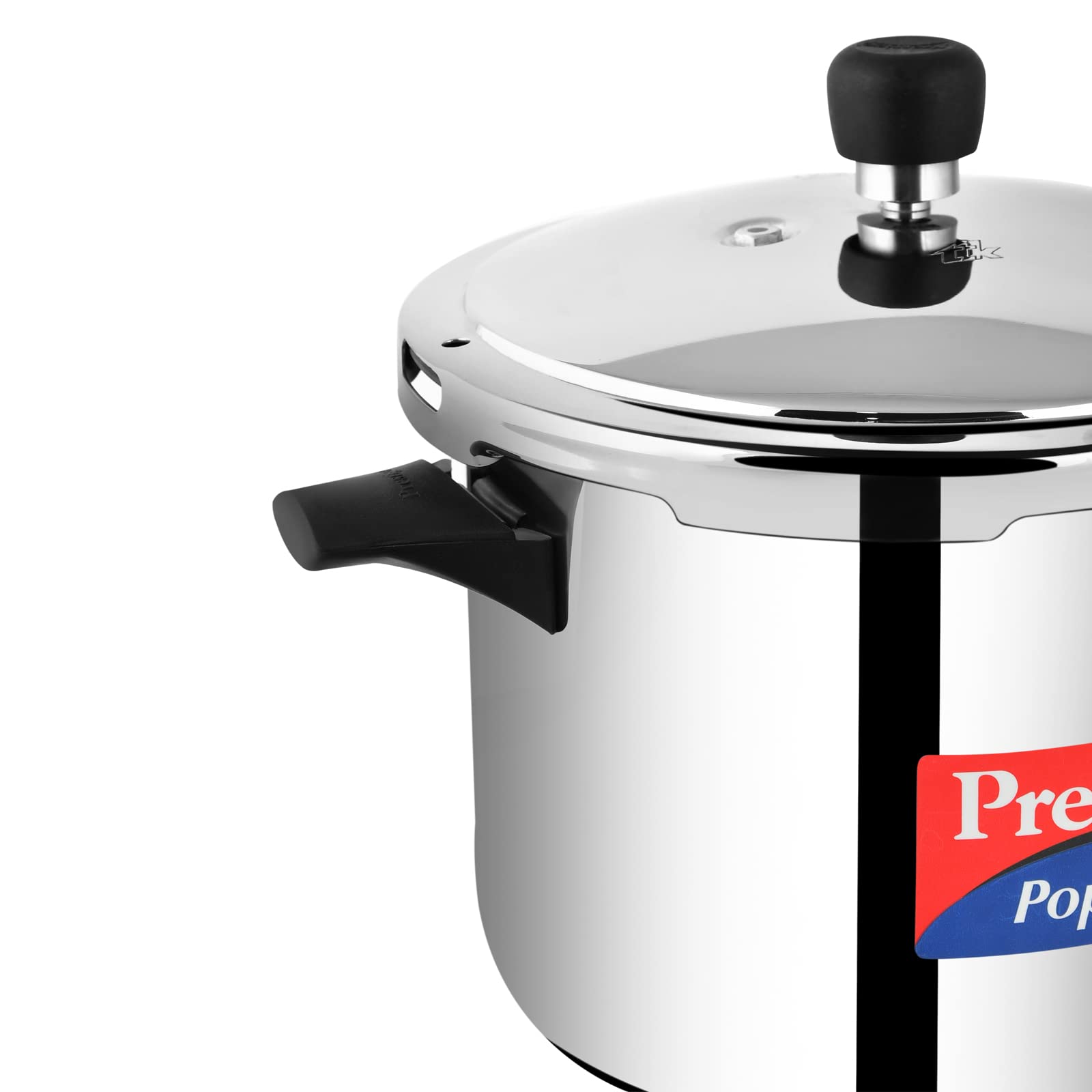Prestige Popular 5 Ltr Pressure Cooker Stainless Steel Induction Compatible Cooker 4.5 mm Thick Alpha Base Sturdy Handles Silver طنجرة بوبولار سعة 5 لتر من برستيج طنجرة ضغط من الستانلس ستيل الناعم والمصقول، فضي Prestige Popular 5 Ltr Pressure Cooker Stainless Steel Induction Compatible Cooker 4.5 mm Thick Alpha Base Sturdy Handles Silver طنجرة بوبولار سعة 5 لتر من برستيج طنجرة ضغط من الستانلس ستيل الناعم والمصقول، فضي